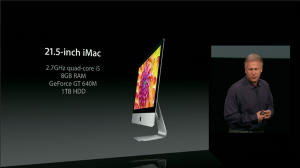 Nieuwe platte iMac fusion drive